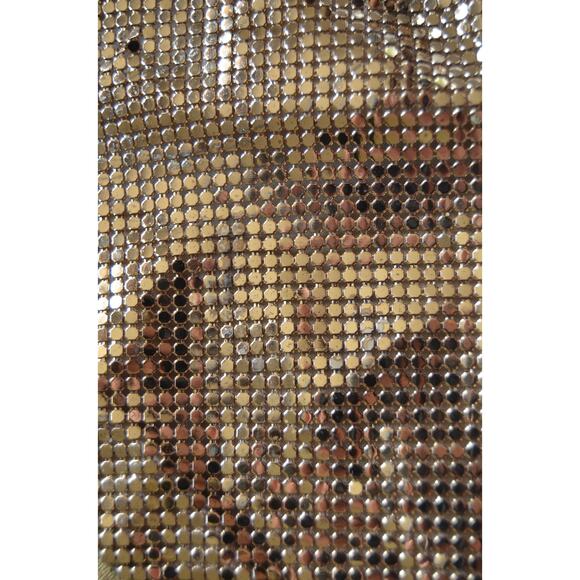 Whiting & Davis Gold Mesh Mini Crossbody Bag - Picture 5 of 6
